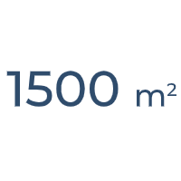 1500m² Produktionsfläche